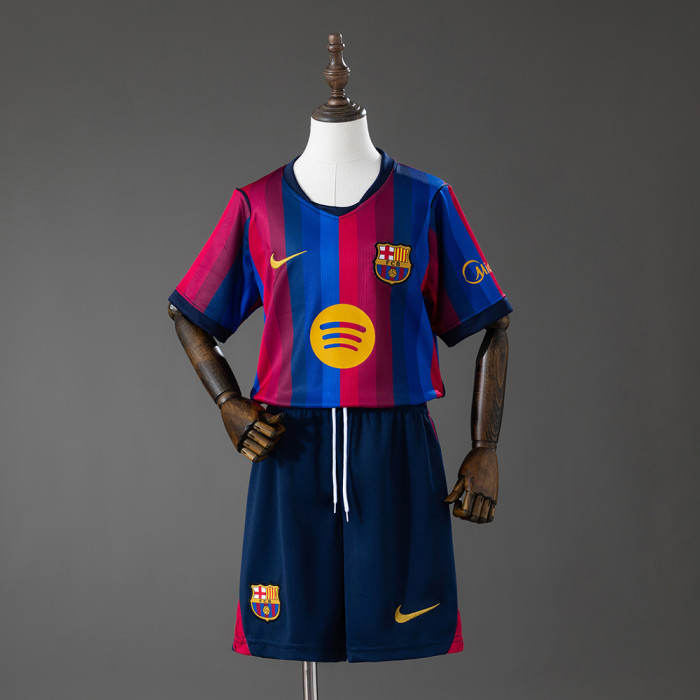 2026-27  Barcelona Home Kids Kit Jersey