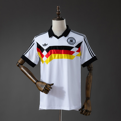 1988 Germany Home Retro Soccer Jersey