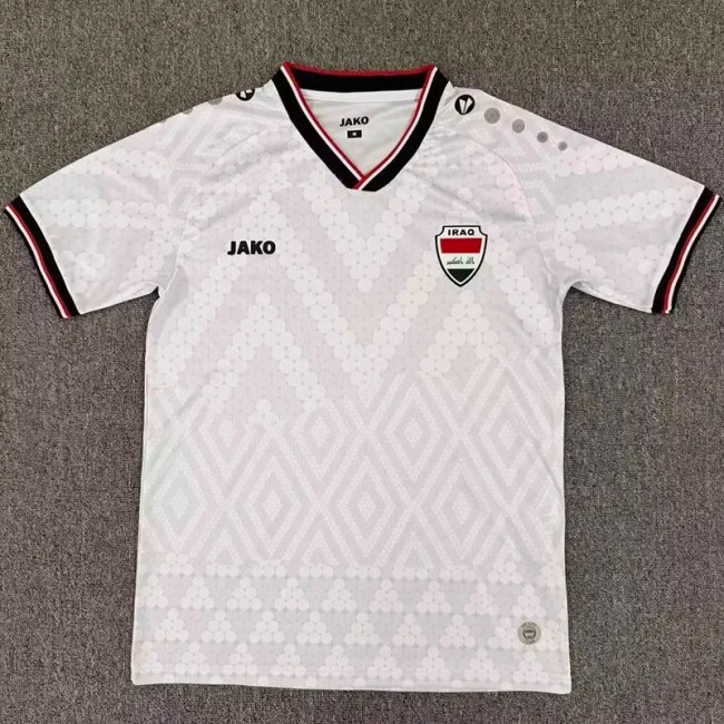 2026-27 IRAQ White Home Soccer Jersey