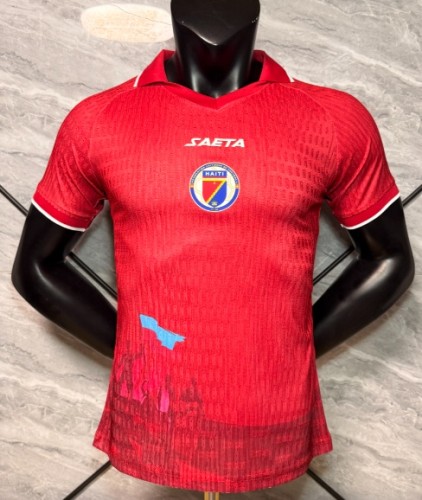 2026-27 Haiti Red Third Away Player Version Soccer Jersey