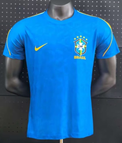 2026-27 Brazil Blue Player Version Soccer Jersey