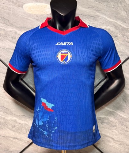 2026-27 Haiti Blue Home Player Version Soccer Jersey