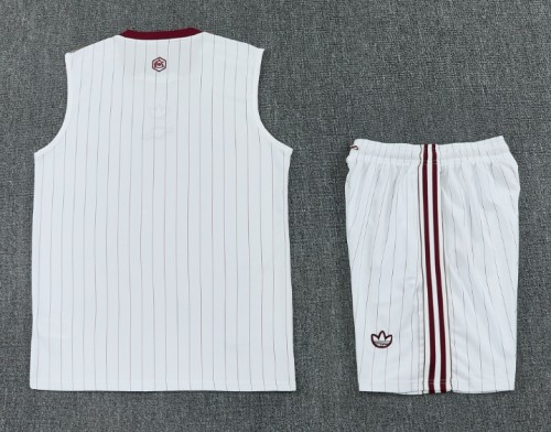 2025-26 Arsenal White Vest Training Short Set