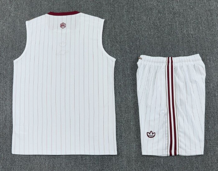 2025-26 Arsenal White Vest Training Short Set