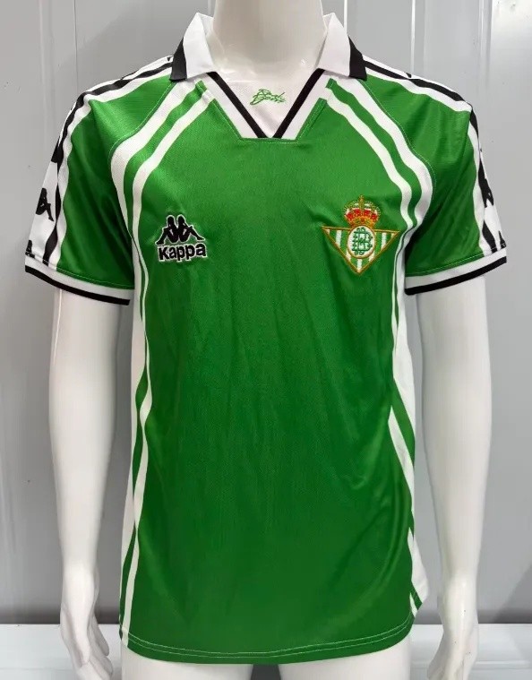 1997-1998 Real Betis Away Retro Soccer Jersey