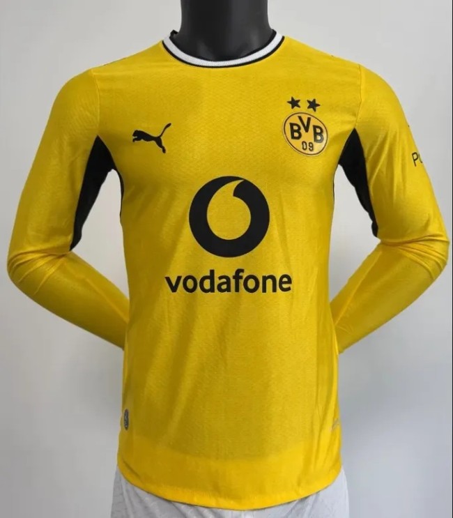 2026-27 Borussia Dortmund Home Long Sleeve Soccer Jersey
