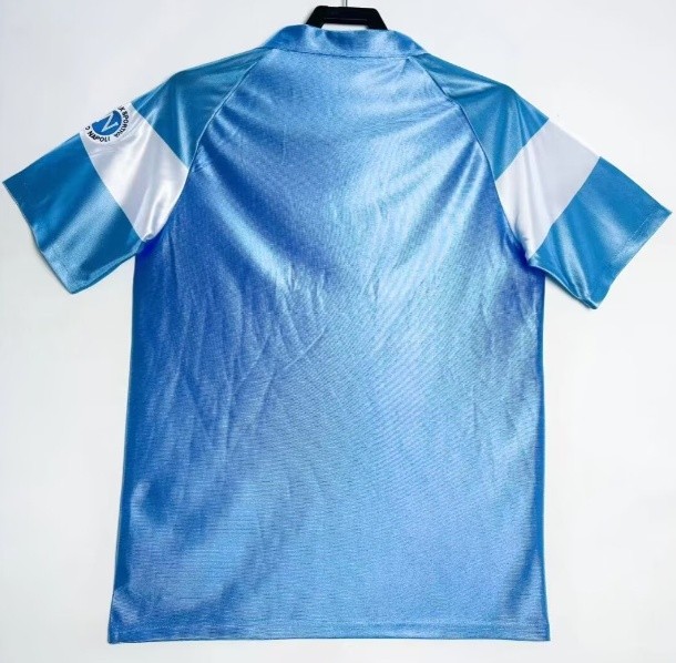 1990-1991 Napoli Home Blue Retro Soccer Jersey