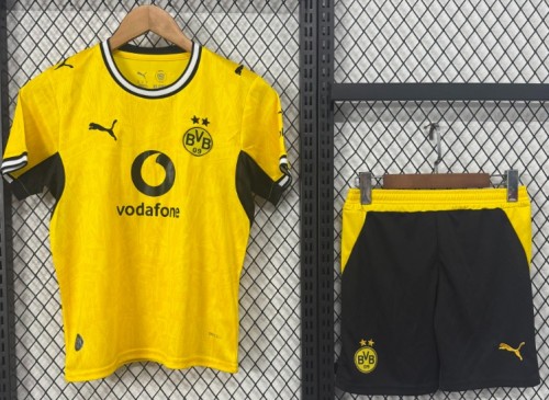 2026-27 Dortmund Yellow Home Kids Soccer Jersey