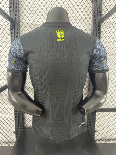 2025-26 Brazil Grey Special Edition Player Version Soccer Jersey