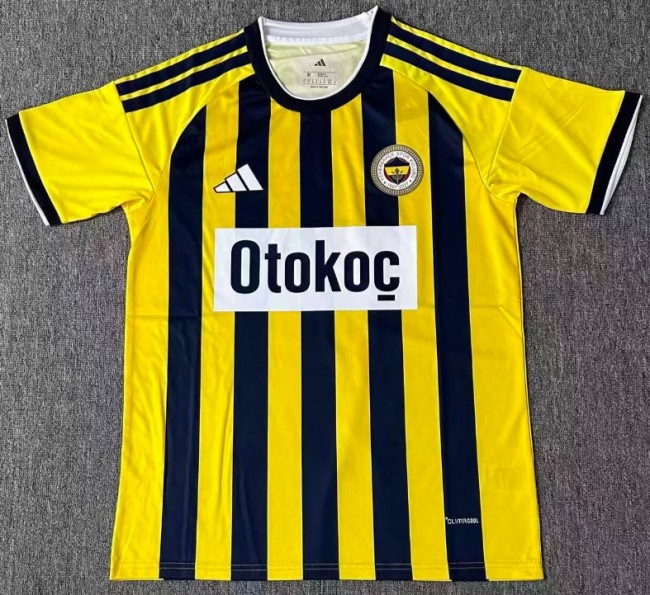 2025-26 Fenerbahce Home Yellow Soccer Jersey