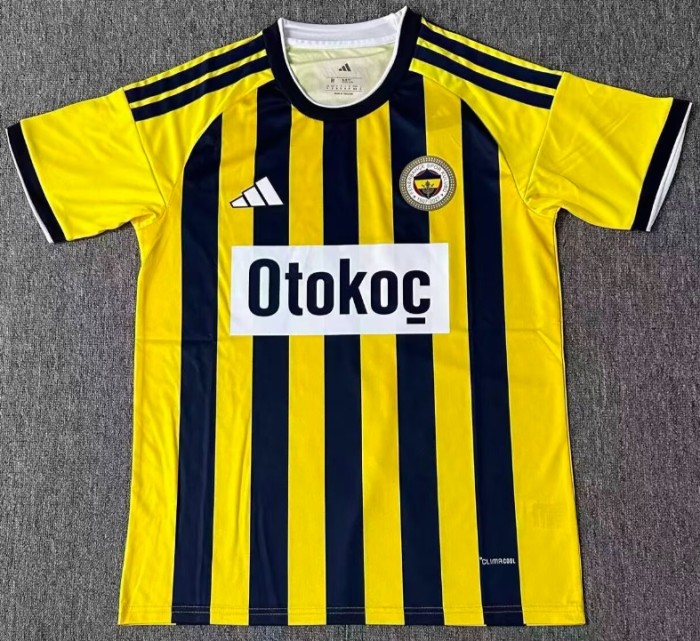 2025-26 Fenerbahce Home Yellow Soccer Jersey
