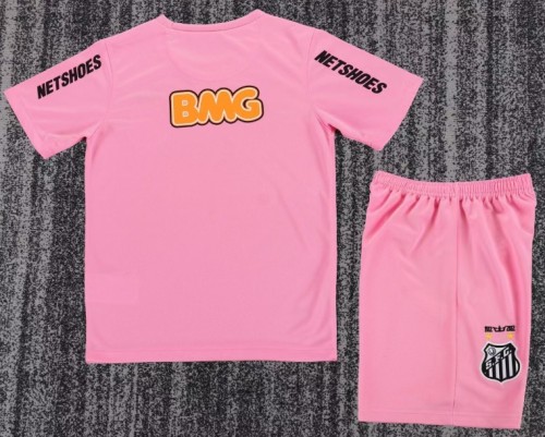 2013 Santos FC Pink Kids Retro Soccer Jersey