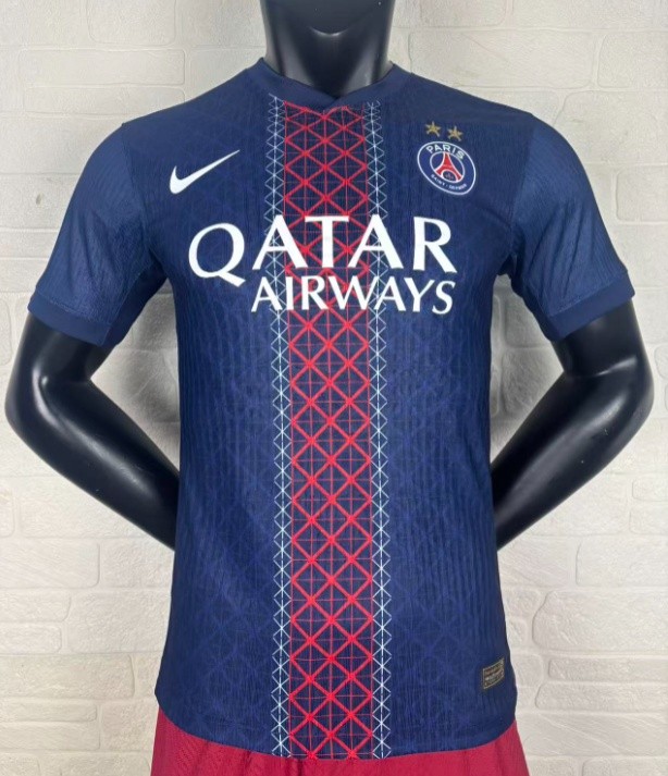 2025-26 PSG Home Player Version Soccer Jersey(Have two Stars⭐⭐)