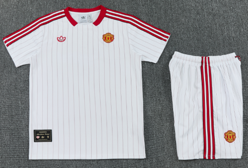 2026-27 Manchester United White Training Short Suit