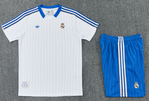 2026-27 Real Madrid White Training Short Suit