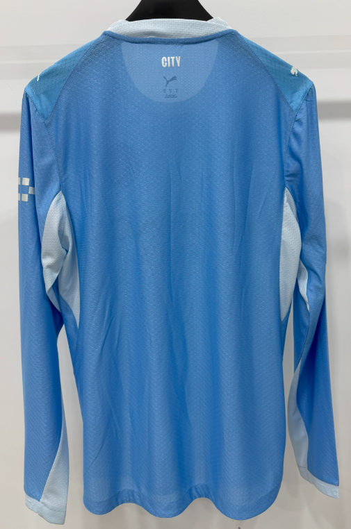 2026-27 Manchester City Home Blue Long Sleeve Soccer Jeasey