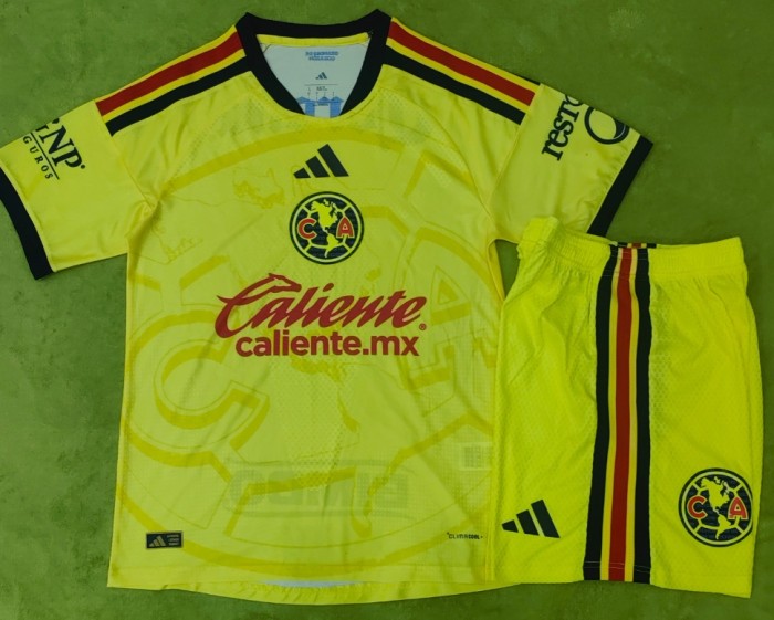 2026-27 Club America Home Yellow Training Short Suit