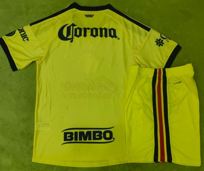 2026-27 Club America Home Yellow Training Short Suit
