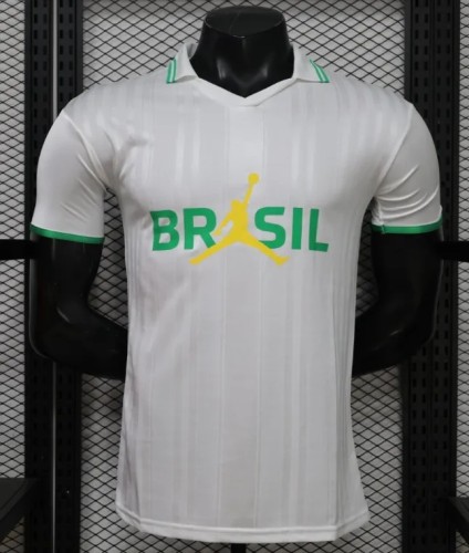 2026-27 Brazil White Player Version Soccer Jersey