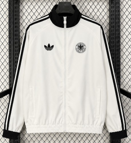 2026-27 Germany White Retro Casual Version Windbreaker
