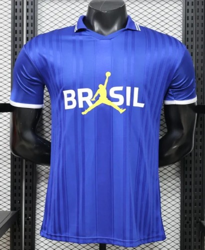 2026-27 Brazil Blue Player Version Soccer Jersey