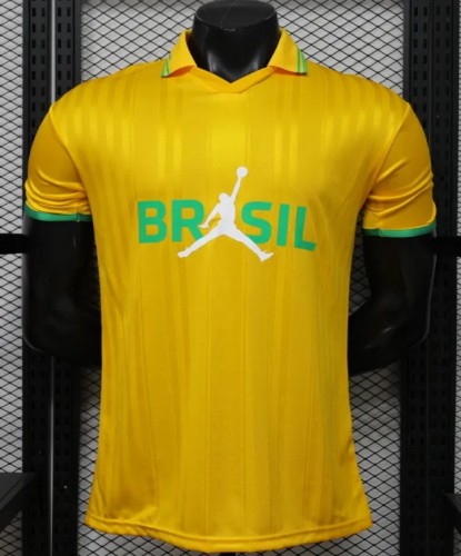 2026-27 Brazil Yellow Player Version Soccer Jersey