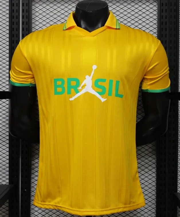 2026-27 Brazil Yellow Player Version Soccer Jersey