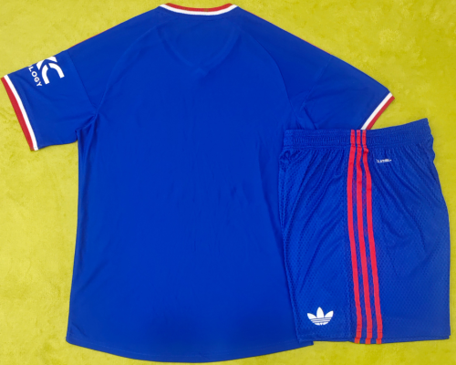 2026-27 Manchester United Blue Away Training Short Suit