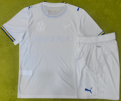 2026-27 Marseille White Home Training Short Suit