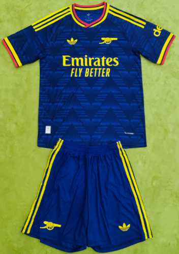 2026-27 Arsenal Kids Blue Away Training Suit