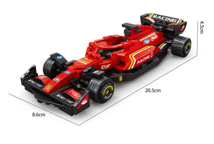 STACKO BRICKS 08001A-D 8-wide Racing Car