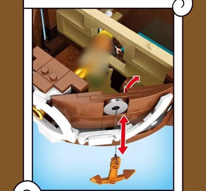 STACKO BRICKS 03097 One Piece The Going Merry Pirate Ship