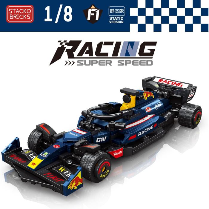 STACKO BRICKS 08001A-D 8-wide Racing Car