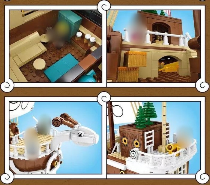 STACKO BRICKS 03097 One Piece The Going Merry Pirate Ship