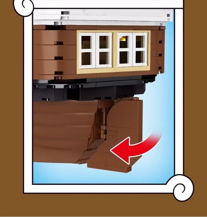 STACKO BRICKS 03097 One Piece The Going Merry Pirate Ship