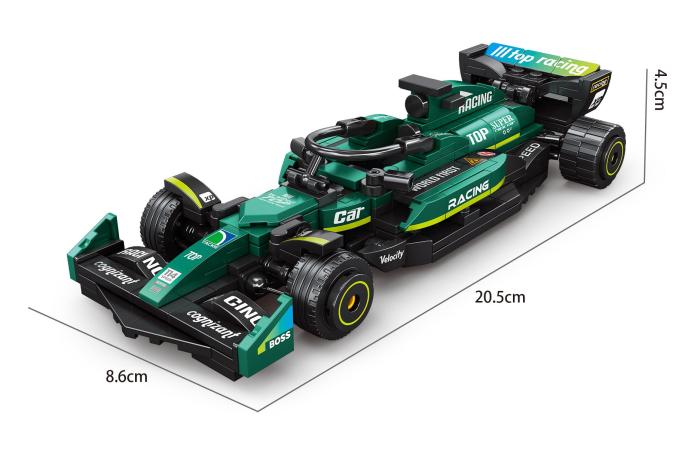 STACKO BRICKS 08001A-D 8-wide Racing Car