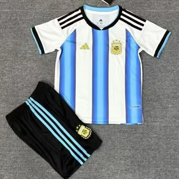 26-27 Argentina Blue White Kids Soccer Jersey