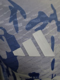 24-25 RMA Blue White Special Edition Player Version Soccer Jersey