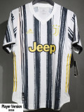 2020-2021 JUV Home Player Version 球员 Retro Soccer Jersey