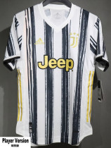 2020-2021 JUV Home Player Version 球员 Retro Soccer Jersey