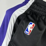 2023-24 Kings Black Away Top Quality NBA Pants