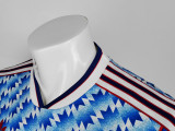 1991-1992 Man Utd Away Long Sleeve Retro Soccer Jersey 长袖