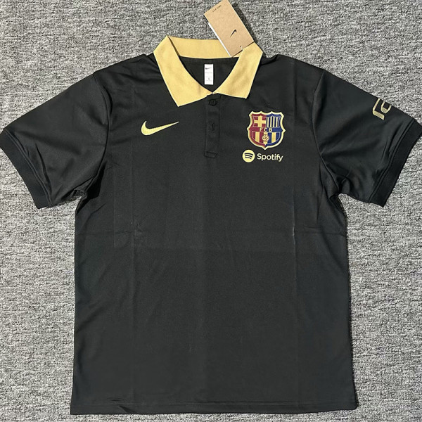 24-25 BAR Black Polo Short Sleeve