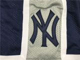 MLB Dark blue City Edition Top Quality NBA Pocket Pants #洋基队