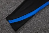 2025-26 Man Utd Fancy blue Kids Half Pull Tracksuit#E25102(童装)(半拉链)