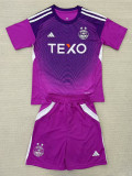 25-26 Aberdeen Purple Goalkeeper Kids Soccer Jersey