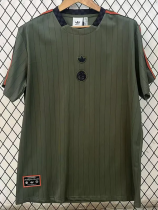2025-26 Bayern Green Grey Casual Edition Fans Training shirts
