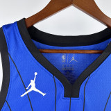 22-23 Magic WAGHER #22 Royal blue Top Quality Hot Pressing NBA Jersey (Trapeze Edition)