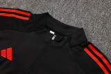 2025-26 LIV Black Kids Half Pull Tracksuit #E2535(童装)(半拉链)