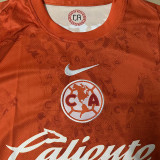 24-25 Club America Orange Goalkeeper Soccer Jersey